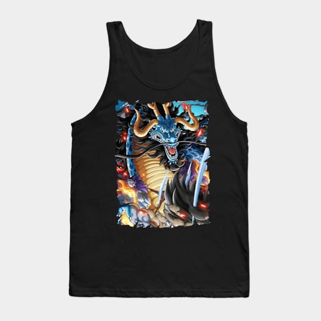 DRAGON KAIDO MERCH VTG Tank Top by feliksiau